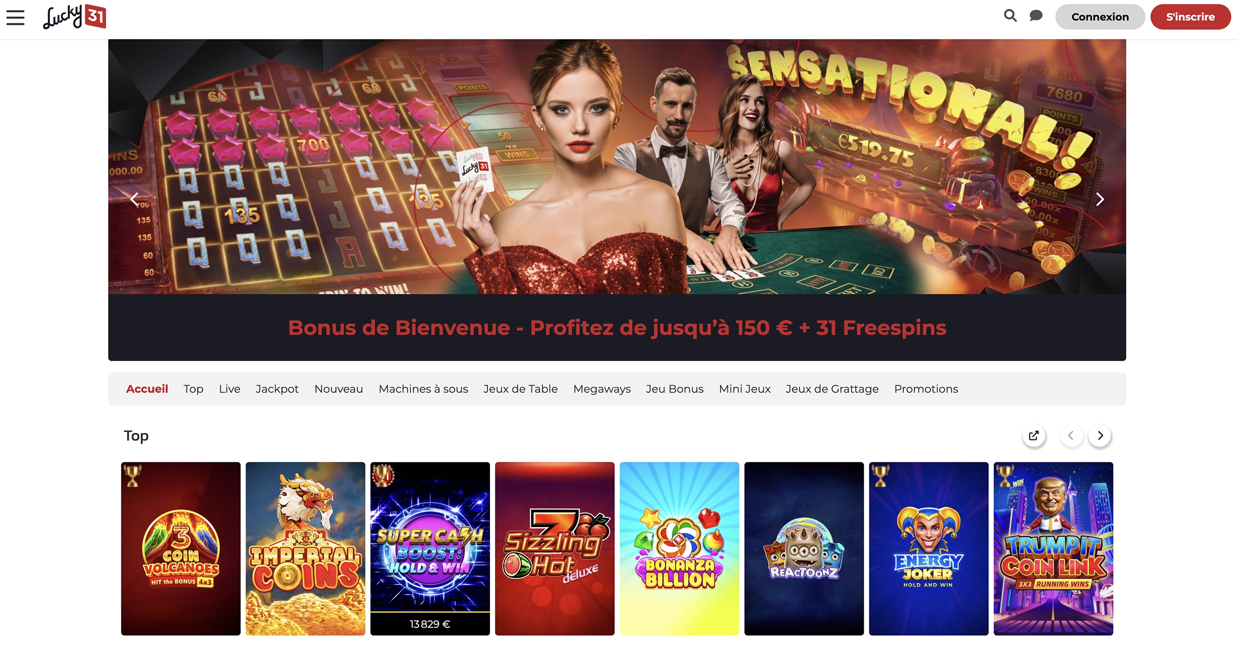 lucky-31-accueil