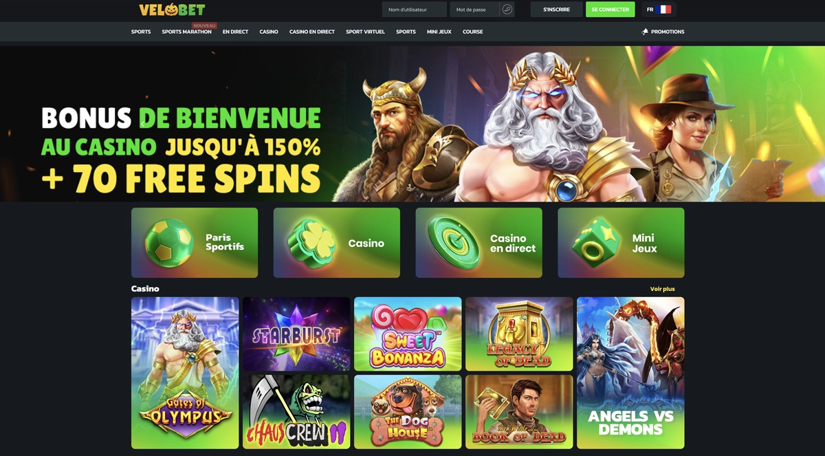 velobet casino-screen