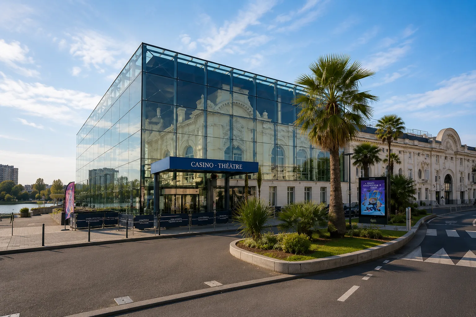 Casino Barrière de Enghien-les-Bains, vue d'illustration de la façade