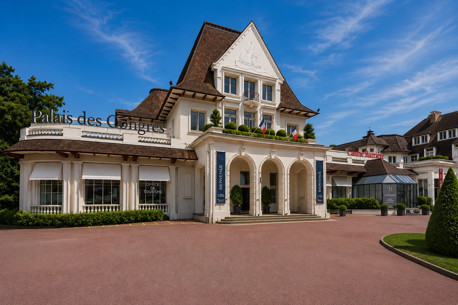 Casino Barrière Le Touquet — Le Palais, vue d'illustration de la façade
