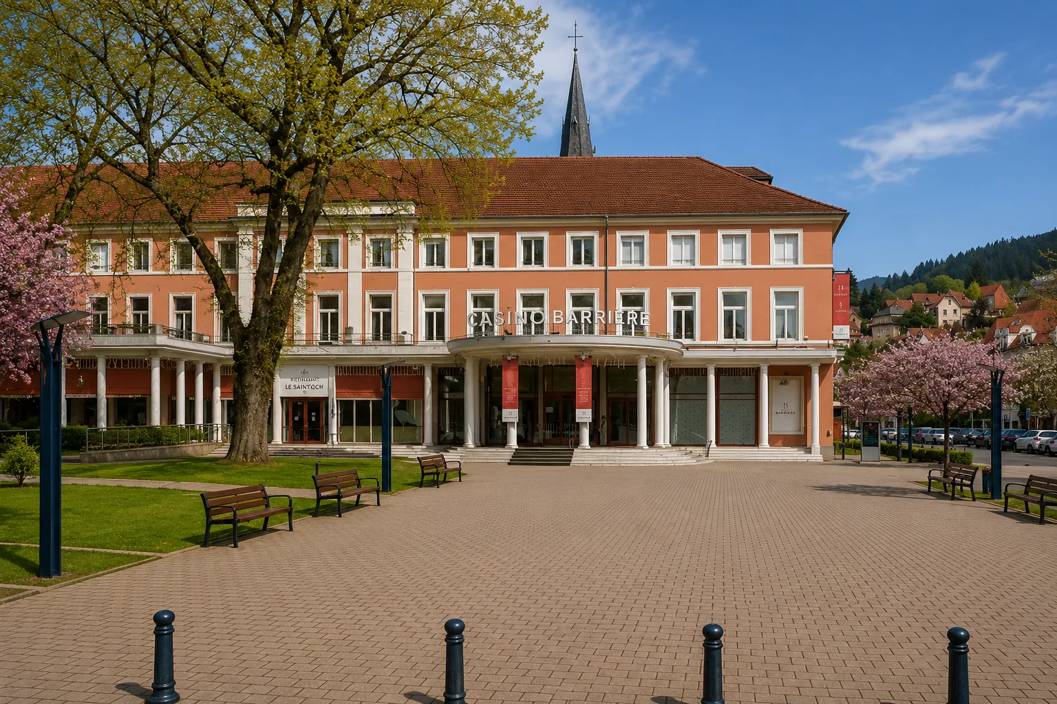 Casino Barrière de Niederbronn-les-Bains, vue d'illustration de la façade