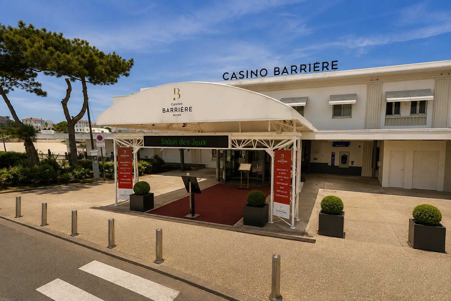 Casino Barrière de Royan, vue d'illustration de la façade