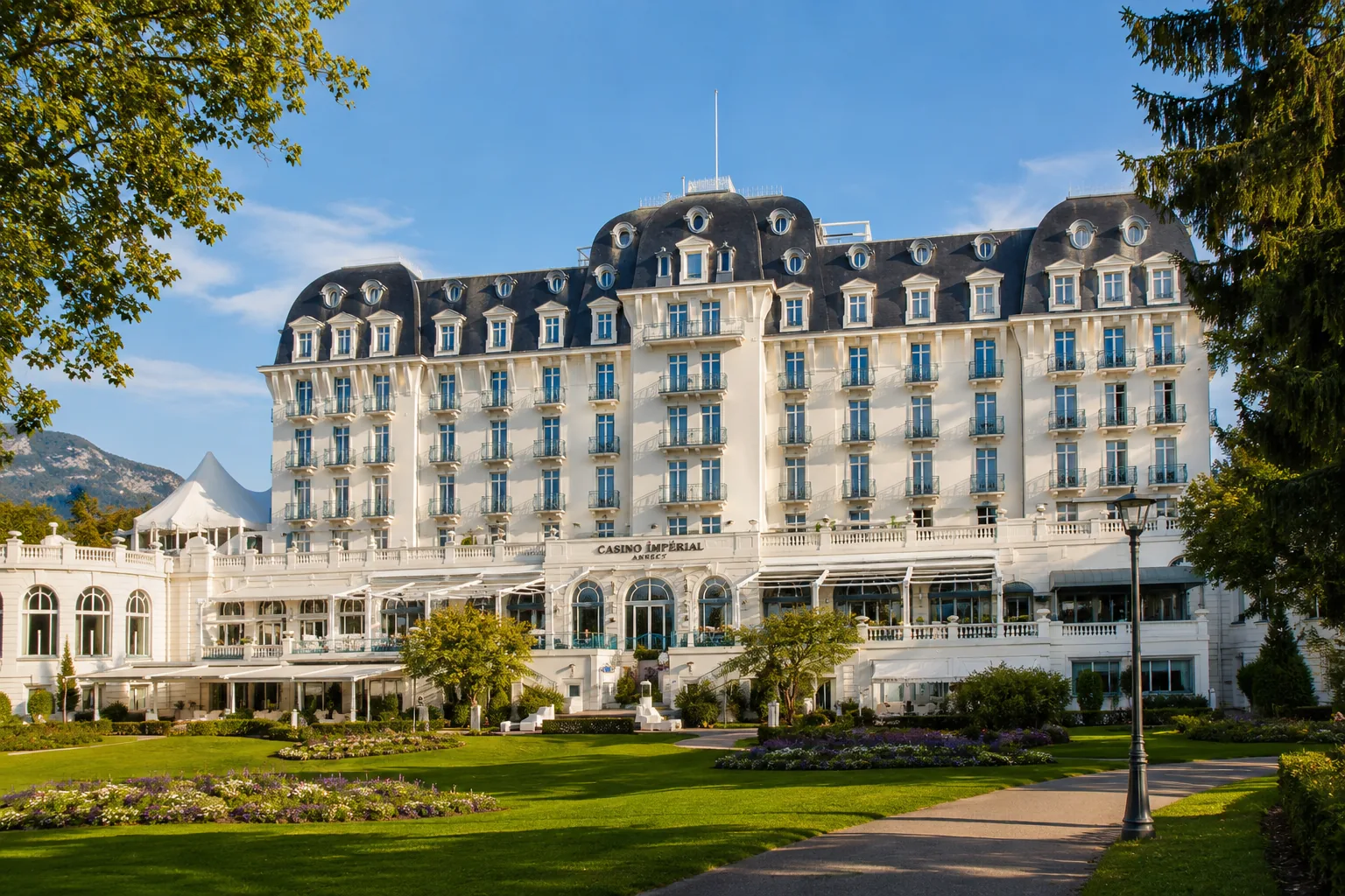 Casino Impérial d'Annecy, vue d'illustration de la façade
